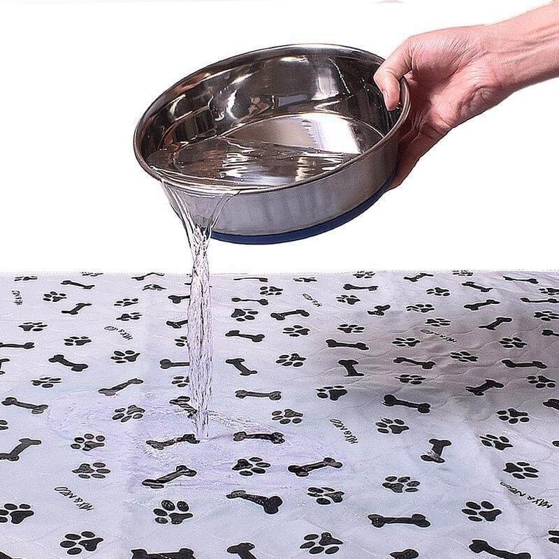 Reusable Plasma for Dogs - EcoPad-Coffee-Bone-Paw-40 x 60 cm-State of Style