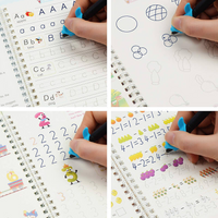 Reusable Writing Practice Book – LetterLust-4 Books + Fading pen + Extra refill-State of Style
