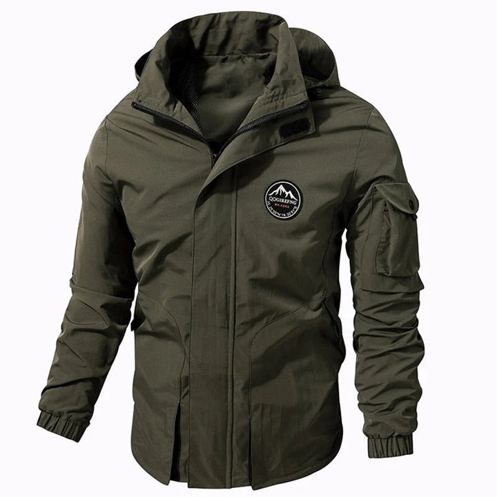 Riley Men's Winter Jacket-Army Green-S-State of Style