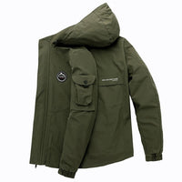 Riley Men's Winter Jacket-Khaki-S-State of Style