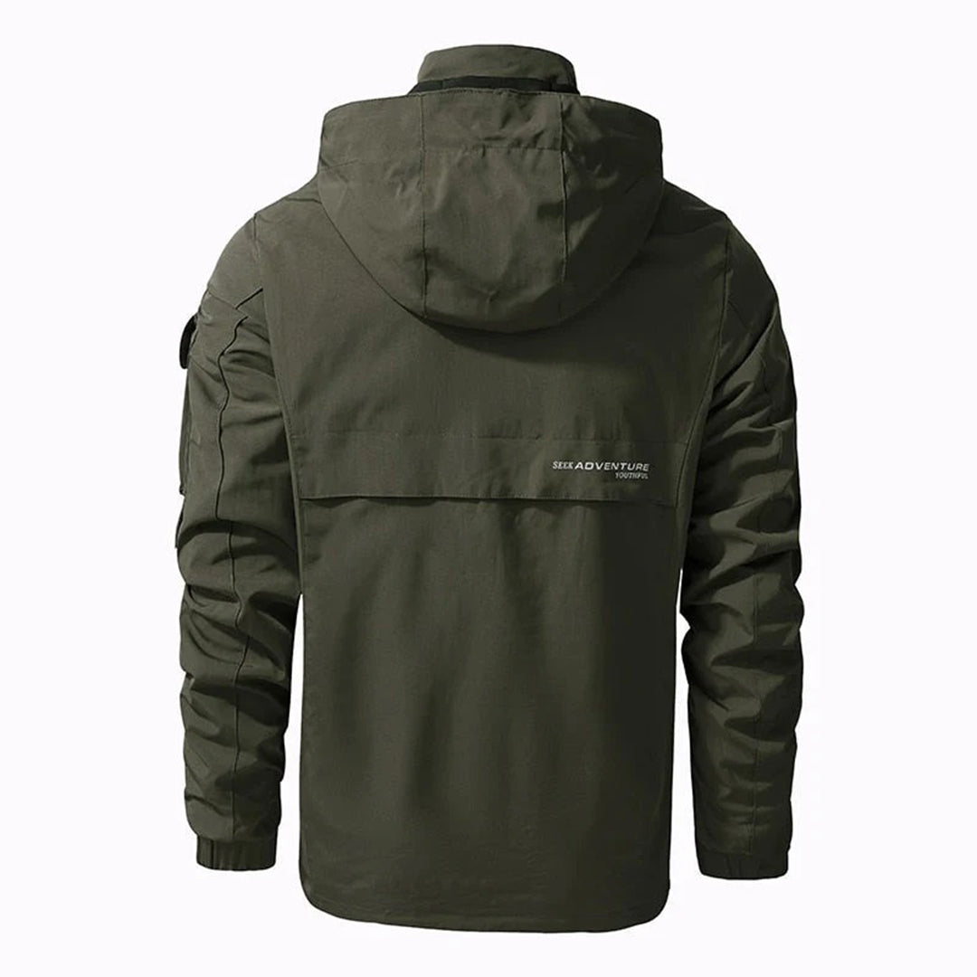 Riley Men's Winter Jacket-Khaki-S-State of Style