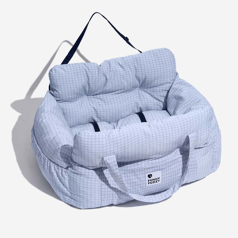 RoadTrip Pet Bolster - Pet Car Seat-Single-Plaid-State of Style