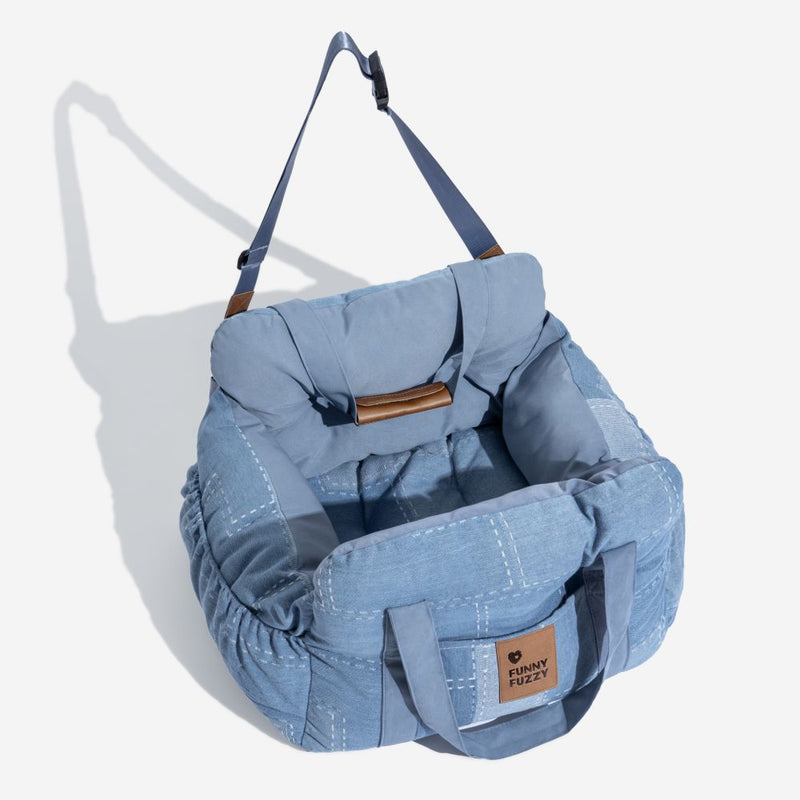 RoadTrip Pet Bolster - Pet Car Seat-Single-Plaid-State of Style