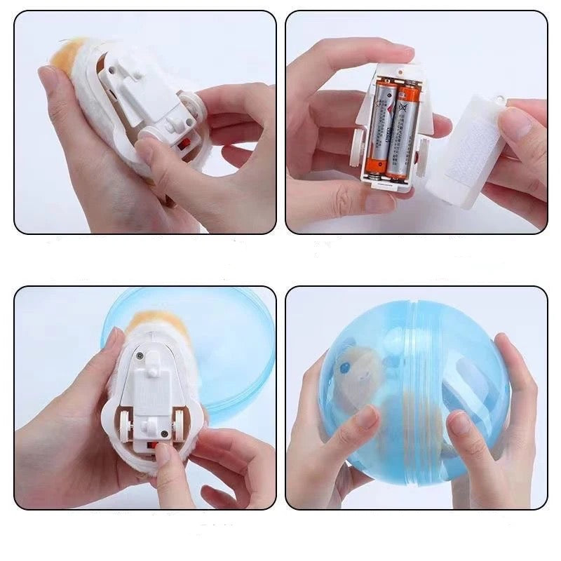 Rolling Cat Toy - FurryRoller-Hamster-State of Style