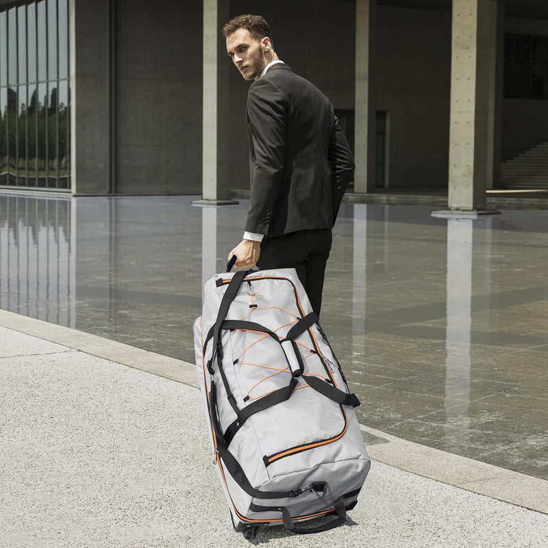 Extra Large Expandable Rolling Duffle Bag 110L–140L – Foldable Travel Luggage