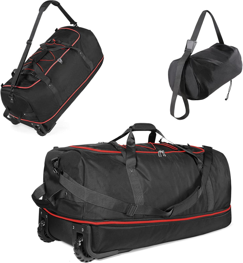 Extra Large Expandable Rolling Duffle Bag 110L–140L – Foldable Travel Luggage