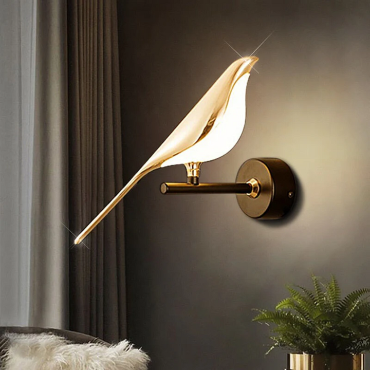 Rotating LED Wall Lamp - LuminaBird-1 Head-White Light-State of Style