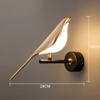 Rotating LED Wall Lamp - LuminaBird-1 Head-White Light-State of Style