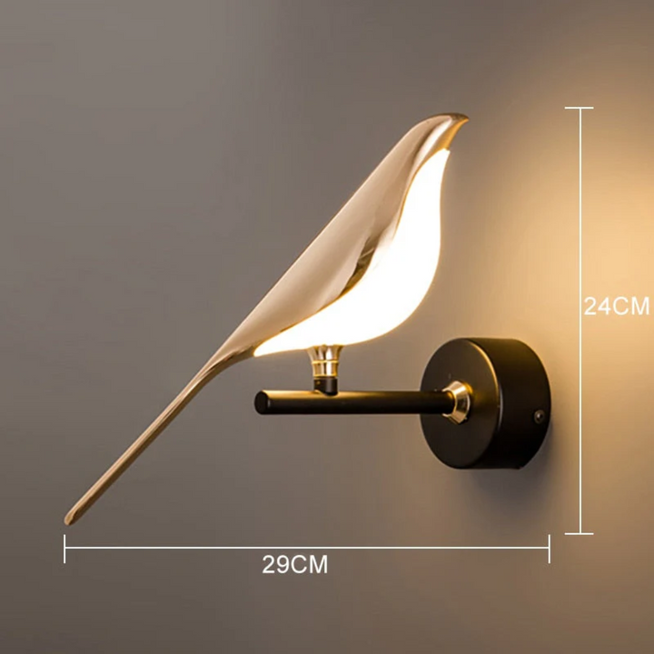 Rotating LED Wall Lamp - LuminaBird-1 Head-White Light-State of Style