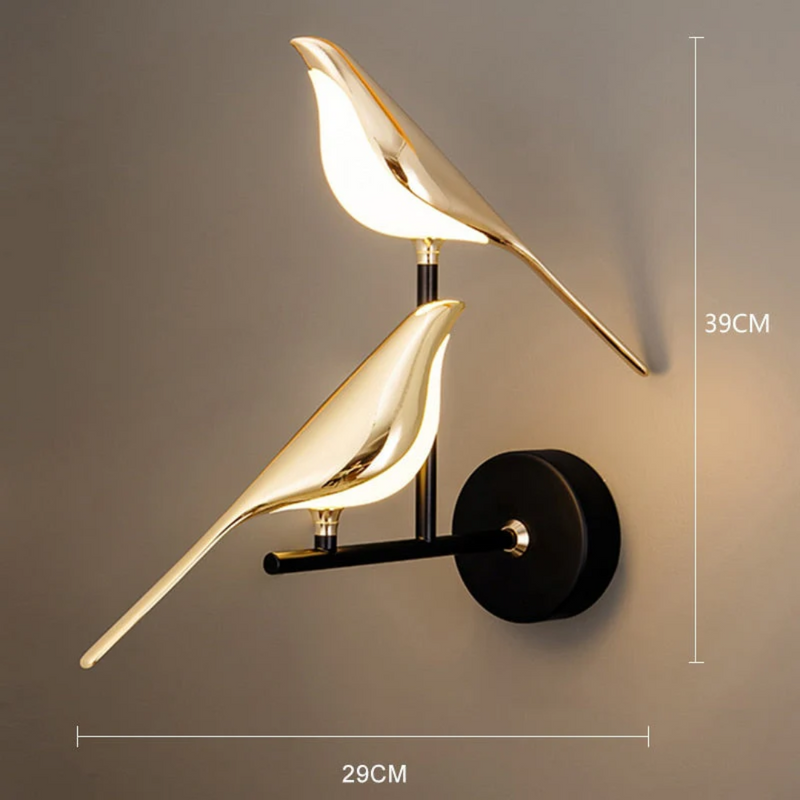 Rotating LED Wall Lamp - LuminaBird-2 Head-White Light-State of Style