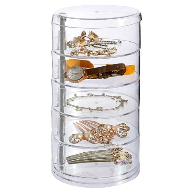 Rotating Round Jewellery Organizer-FIVE-State of Style