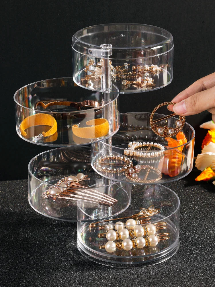 Rotating Round Jewellery Organizer-THREE-State of Style