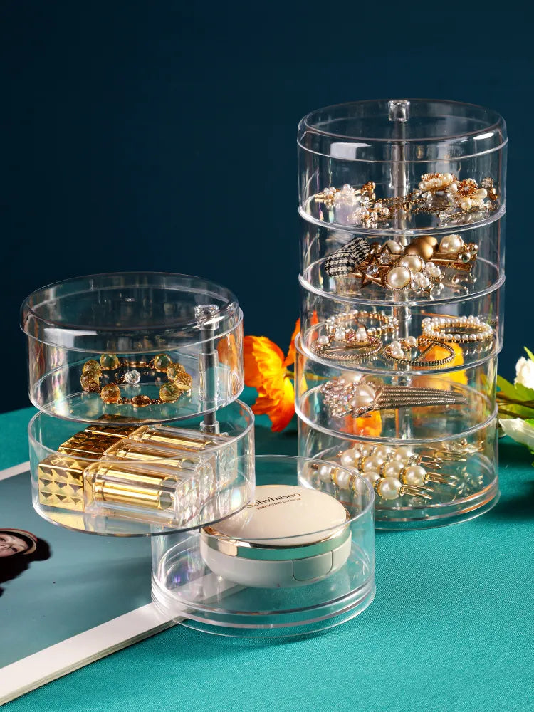 Rotating Round Jewellery Organizer-THREE-State of Style