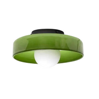 Round Ceiling Light with Stylish Functionality - LumiSphere-Green-D25*H15cm-State of Style