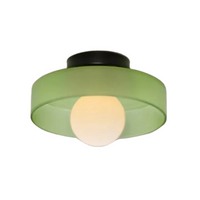Round Ceiling Light with Stylish Functionality - LumiSphere-Olive Green-D25*H15cm-State of Style