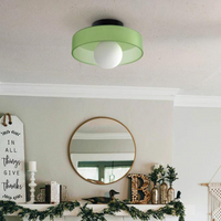 Round Ceiling Light with Stylish Functionality - LumiSphere-Orange-D25*H15cm-State of Style