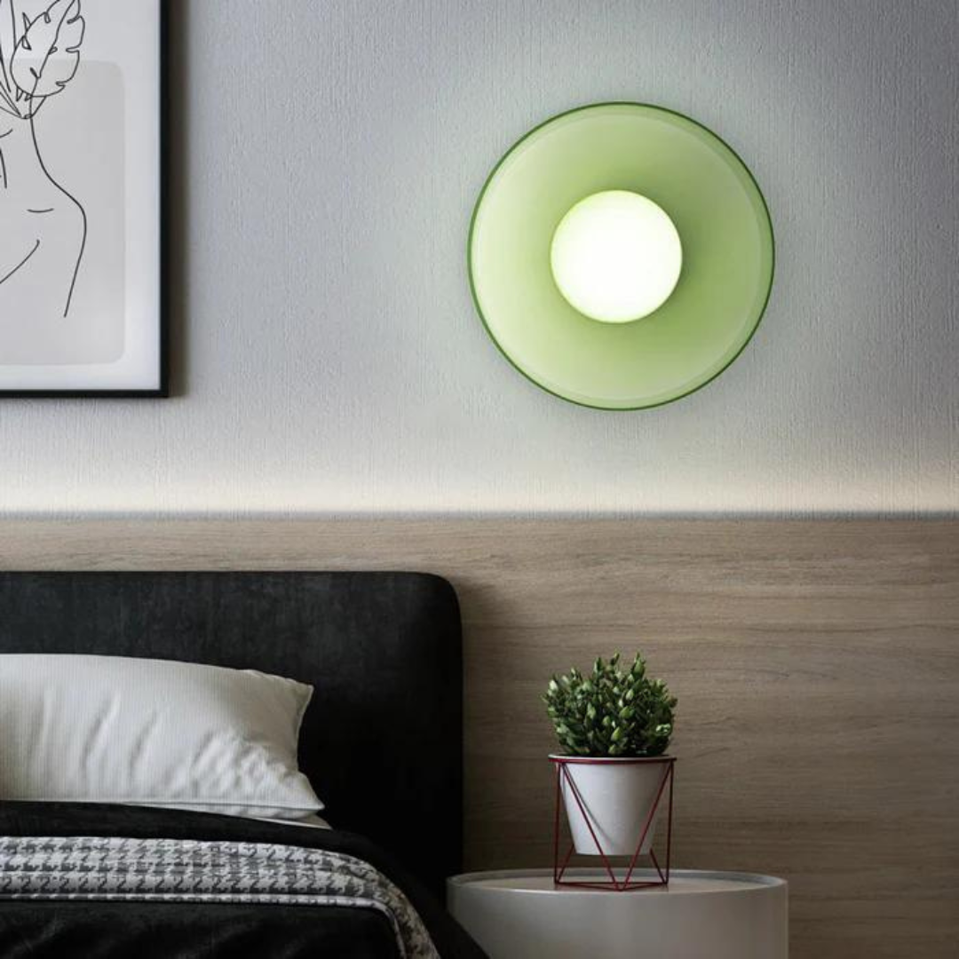 Round Ceiling Light with Stylish Functionality - LumiSphere-Orange-D25*H15cm-State of Style