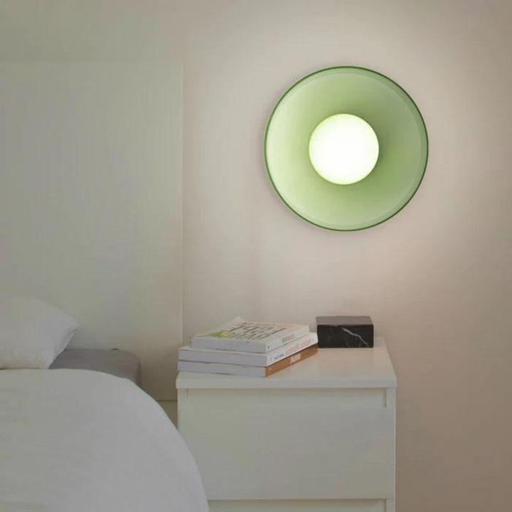 Round Ceiling Light with Stylish Functionality - LumiSphere-Orange-D25*H15cm-State of Style
