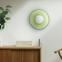 Round Ceiling Light with Stylish Functionality - LumiSphere-Orange-D25*H15cm-State of Style
