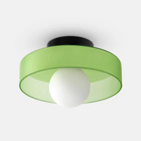 Round Ceiling Light with Stylish Functionality - LumiSphere-Orange-D25*H15cm-State of Style