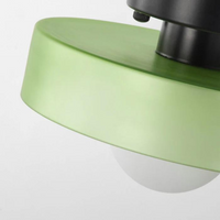 Round Ceiling Light with Stylish Functionality - LumiSphere-Orange-D25*H15cm-State of Style