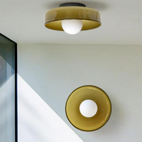 Round Ceiling Light with Stylish Functionality - LumiSphere-Orange-D25*H15cm-State of Style