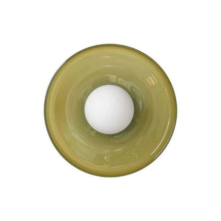 Round Ceiling Light with Stylish Functionality - LumiSphere-Orange-D25*H15cm-State of Style