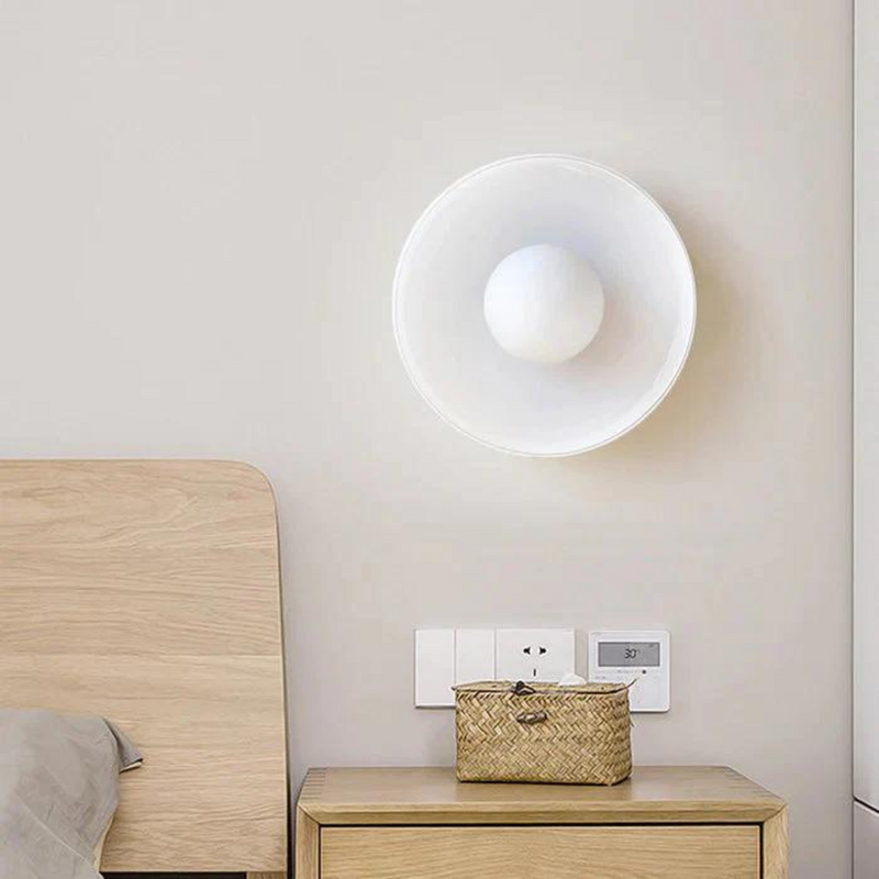 Round Ceiling Light with Stylish Functionality - LumiSphere-Orange-D25*H15cm-State of Style