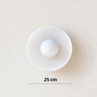 Round Ceiling Light with Stylish Functionality - LumiSphere-Orange-D25*H15cm-State of Style