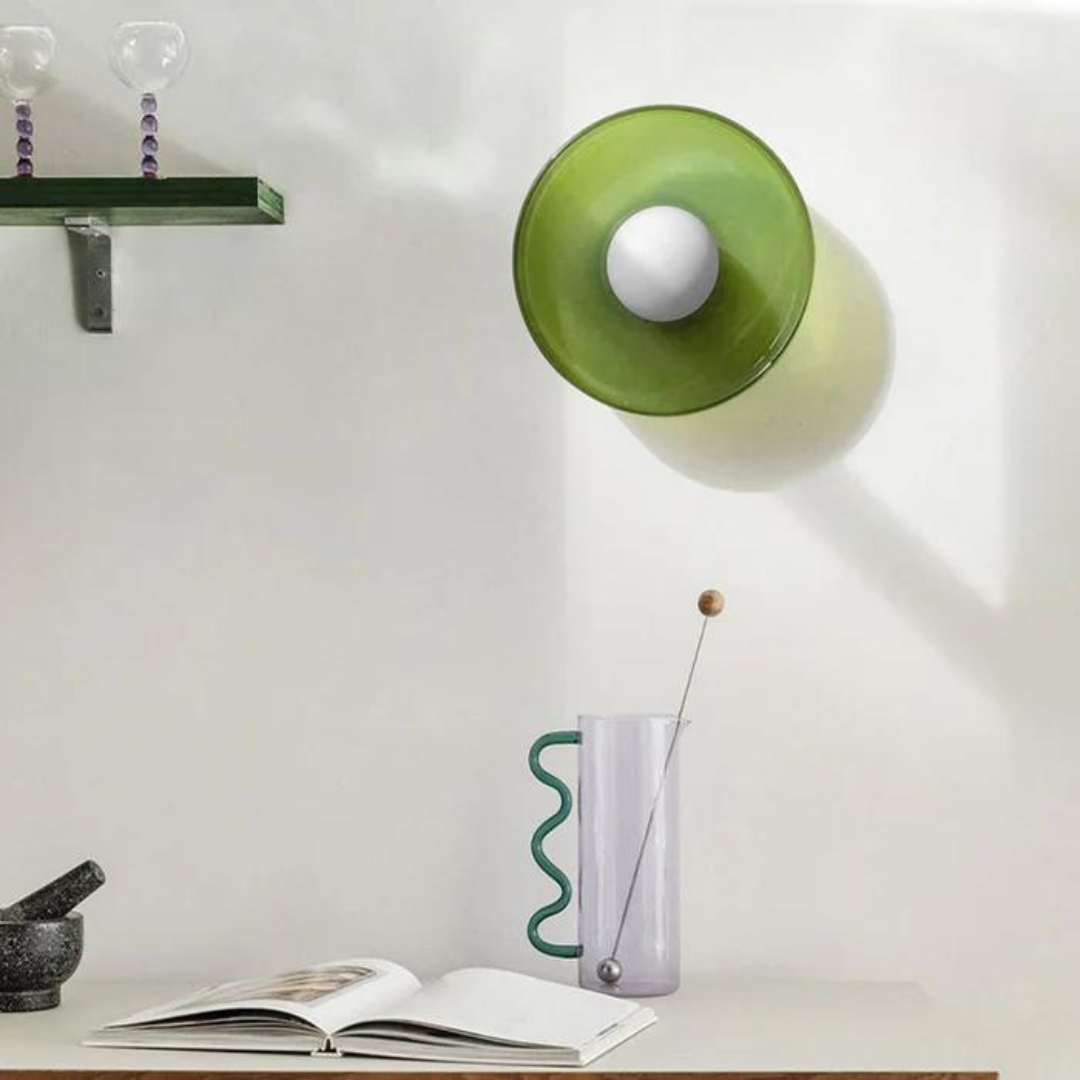 Round Ceiling Light with Stylish Functionality - LumiSphere-Orange-D25*H15cm-State of Style