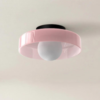 Round Ceiling Light with Stylish Functionality - LumiSphere-Orange-D25*H15cm-State of Style