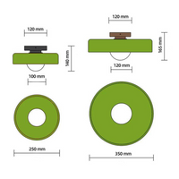 Round Ceiling Light with Stylish Functionality - LumiSphere-Orange-D25*H15cm-State of Style