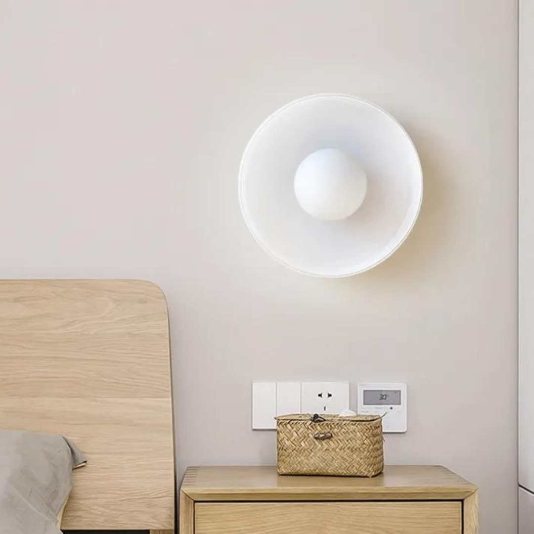 Round Ceiling Light with Stylish Functionality - LumiSphere-Orange-D25*H15cm-State of Style