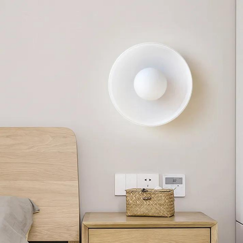 Round Ceiling Light with Stylish Functionality - LumiSphere-Orange-D25*H15cm-State of Style