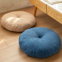Round Meditation and Yoga Cushion - ZenCushion-Blue-42.03 cm-State of Style