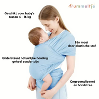 Rug-Supporting Baby Carrier - CuddleWrap-Light Blue-State of Style