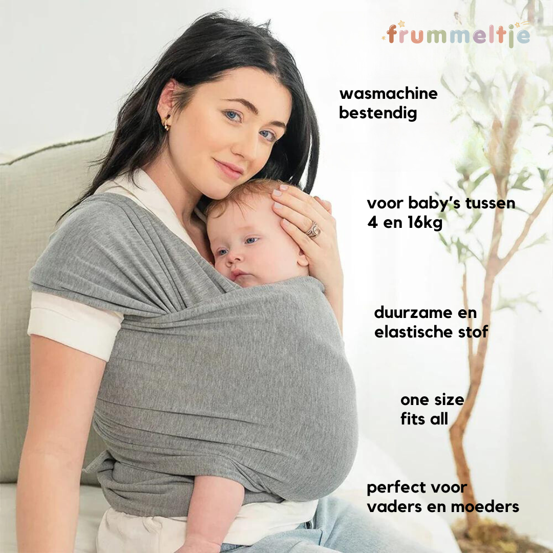 Rug-Supporting Baby Carrier - CuddleWrap-Light Grey-State of Style