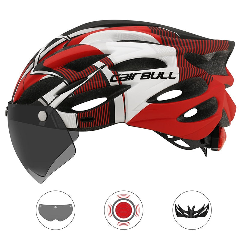Rugged Bike Helmet - ProGuard-Red-State of Style