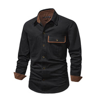 Rugged Men's Shirt - Lars-Black-S-State of Style