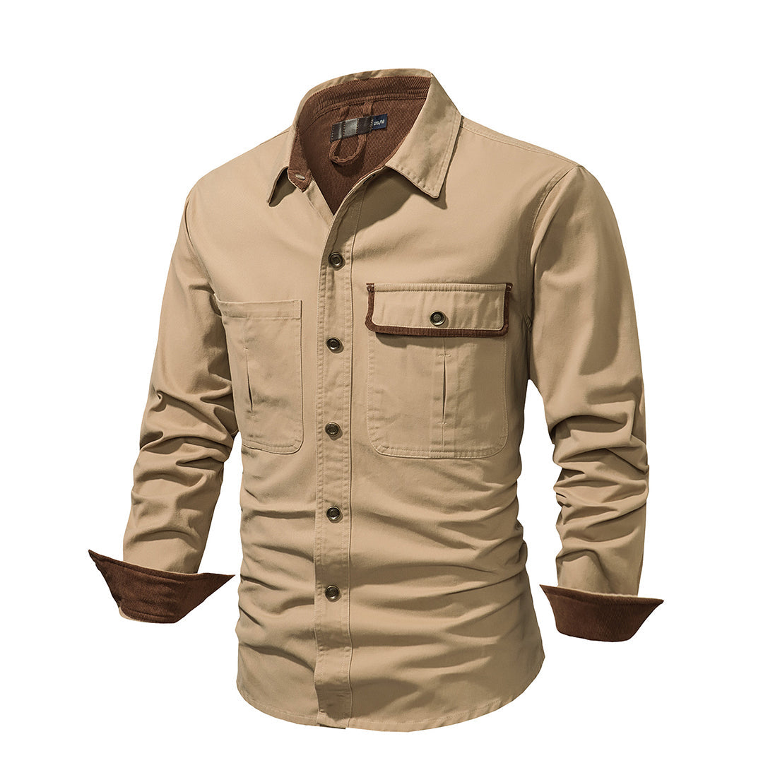 Rugged Men's Shirt - Lars-Khaki-S-State of Style