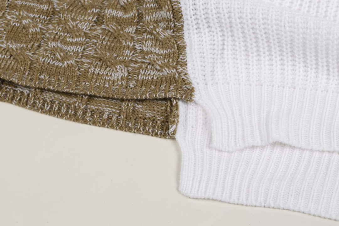 Rugged Men's Sweater – Damian-White Grey-M-State of Style