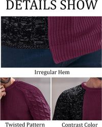 Rugged Men's Sweater – Damian-White Grey-M-State of Style