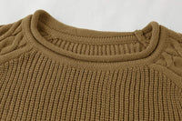 Rugged Men's Sweater – Damian-White Grey-M-State of Style