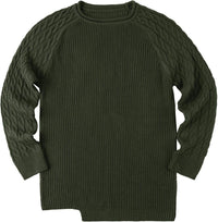 Rugged Men's Sweater – Damian-White Grey-M-State of Style