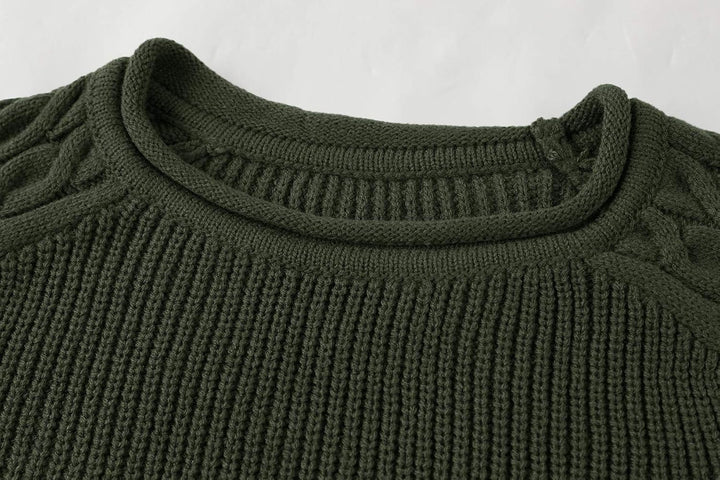 Rugged Men's Sweater – Damian-White Grey-M-State of Style