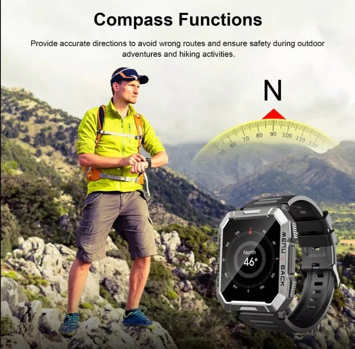 Rugged Smartwatch for Adventurers - TrailMate-State of Style