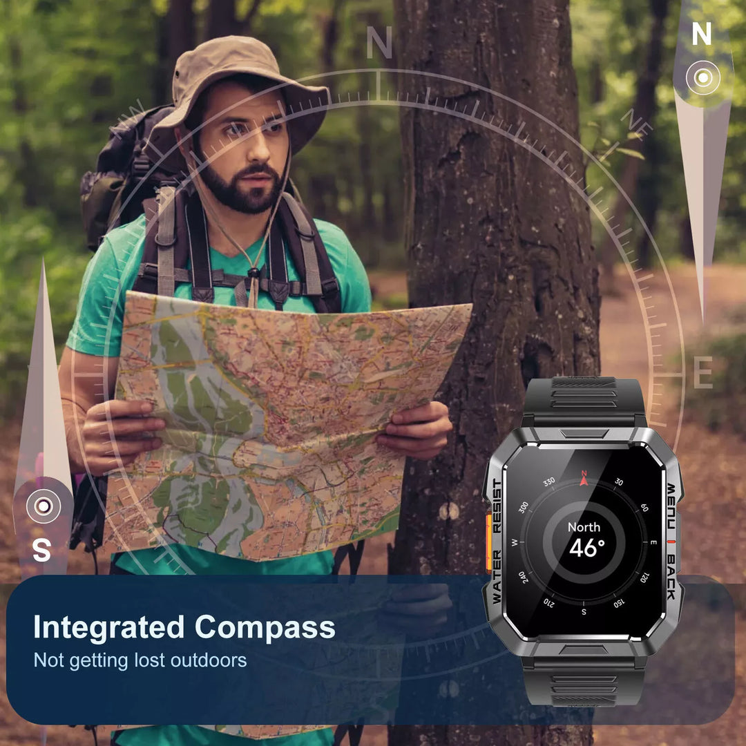Rugged Smartwatch for Adventurers - TrailMate-State of Style