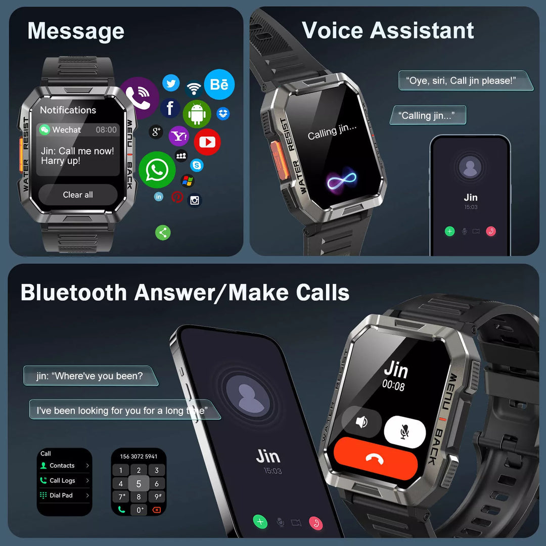 Rugged Smartwatch for Adventurers - TrailMate-State of Style