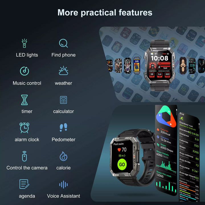 Rugged Smartwatch for Adventurers - TrailMate-State of Style