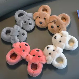 Kids' Slippers with Puppy Design – PuppyPaws